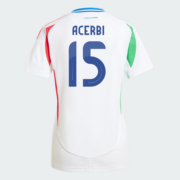 2024 Francesco Acerbi Italy Away Women's Soccer Jersey