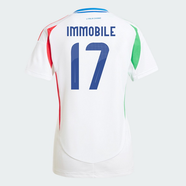 2024 Ciro Immobile Italy Away Women's Soccer Jersey - Click Image to Close