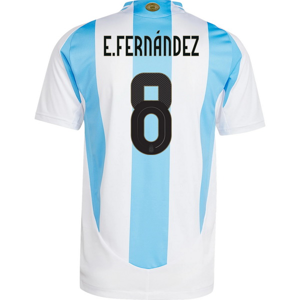2024 Enzo Fernandez Argentina Home Men's Soccer Jersey - Click Image to Close