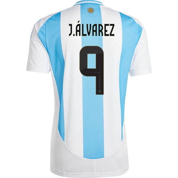 2024 Julian Alvarez Argentina Home Men's Soccer Jersey - Click Image to Close
