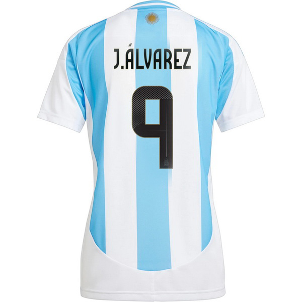 2024 Julian Alvarez Argentina Home Women's Soccer Jersey - Click Image to Close