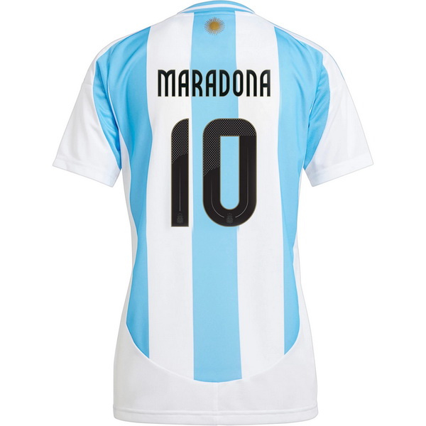 2024 Diego Maradona Argentina Home Women's Soccer Jersey