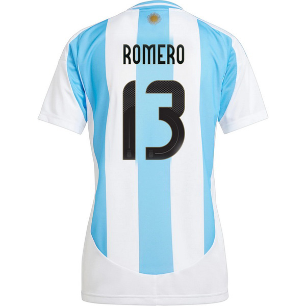 2024 Cristian Romero Argentina Home Women's Soccer Jersey - Click Image to Close