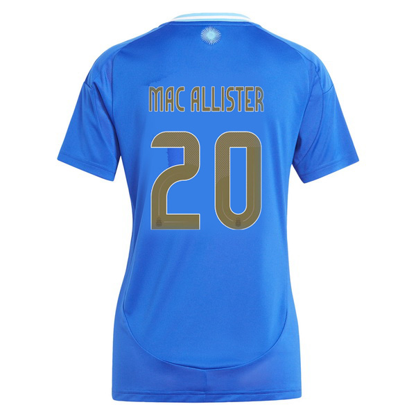 2024 Alexis Mac Allister Argentina Away Women's Soccer Jersey