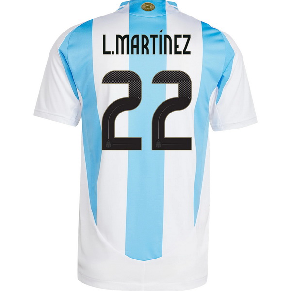 2024 Lautaro Martinez Argentina Home Men's Soccer Jersey