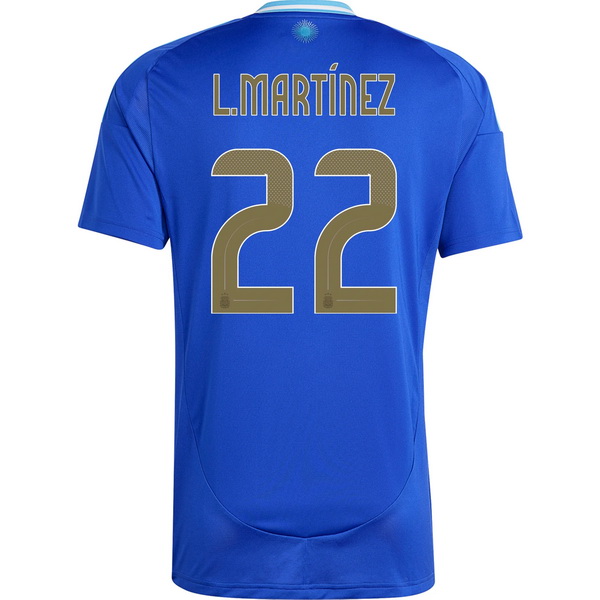 2024 Lautaro Martinez Argentina Away Men's Soccer Jersey