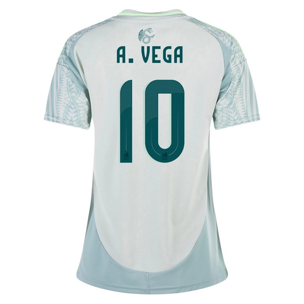 2024 Alexis Vega Mexico Away Women's Soccer Jersey - Click Image to Close