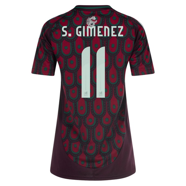 2024 Santiago Gimenez Mexico Home Women's Soccer Jersey - Click Image to Close