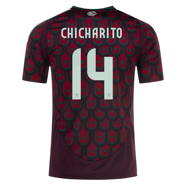 2024 Chicharito Mexico Home Men's Soccer Jersey