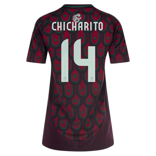 2024 Chicharito Mexico Home Women's Soccer Jersey