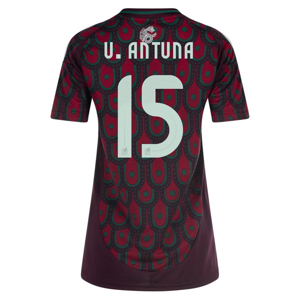 2024 Uriel Antuna Mexico Home Women's Soccer Jersey - Click Image to Close