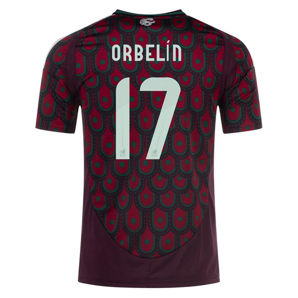 2024 Orbelin Pineda Mexico Home Men's Soccer Jersey - Click Image to Close