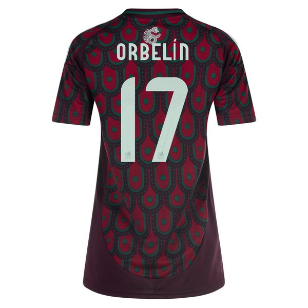 2024 Orbelin Pineda Mexico Home Women's Soccer Jersey - Click Image to Close