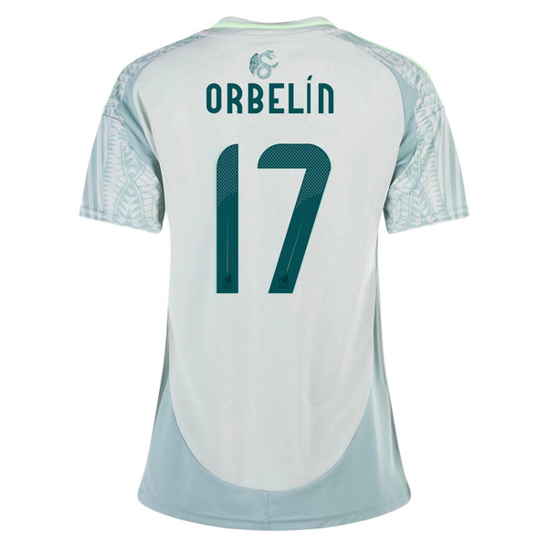 2024 Orbelin Pineda Mexico Away Women's Soccer Jersey - Click Image to Close