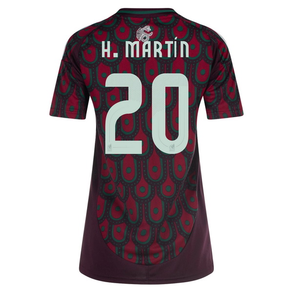 2024 Henry Martin Mexico Home Women's Soccer Jersey - Click Image to Close