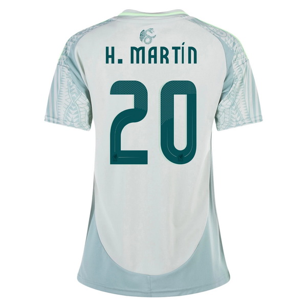 2024 Henry Martin Mexico Away Women's Soccer Jersey - Click Image to Close