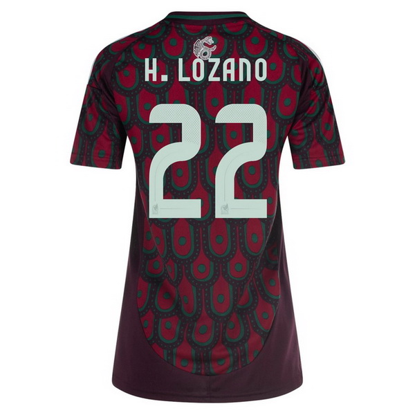 2024 Hirving Lozano Mexico Home Women's Soccer Jersey - Click Image to Close