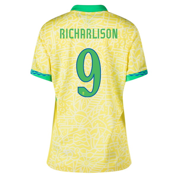 2024 Richarlison Brazil Home Women's Soccer Jersey
