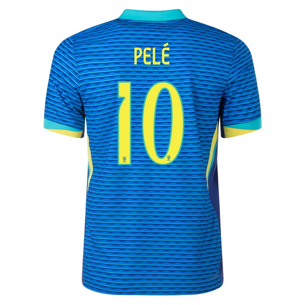 2024 Pele Brazil Away Men's Soccer Jersey - Click Image to Close