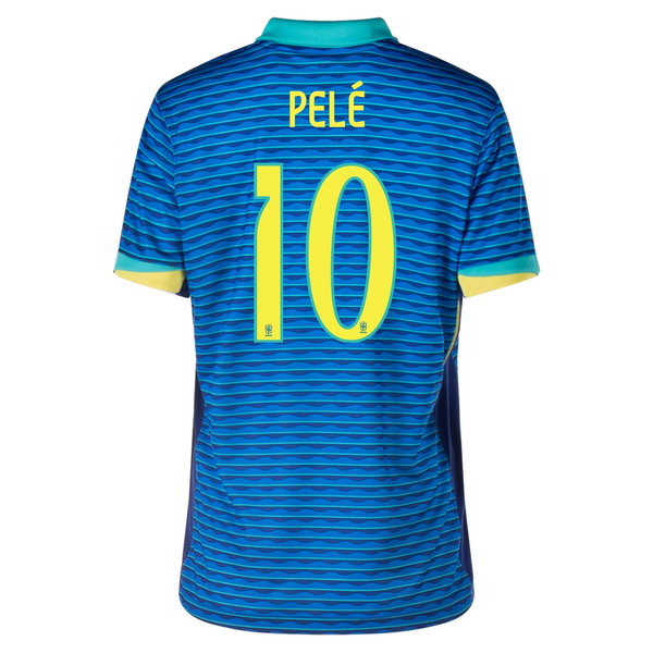 2024 Pele Brazil Away Women's Soccer Jersey - Click Image to Close