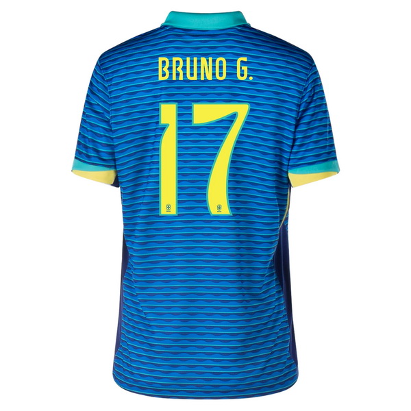 2024 Bruno Guimaraes Brazil Away Women's Soccer Jersey - Click Image to Close