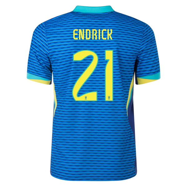2024 Endrick Brazil Away Men's Soccer Jersey - Click Image to Close