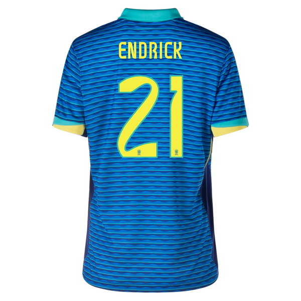 2024 Endrick Brazil Away Women's Soccer Jersey - Click Image to Close