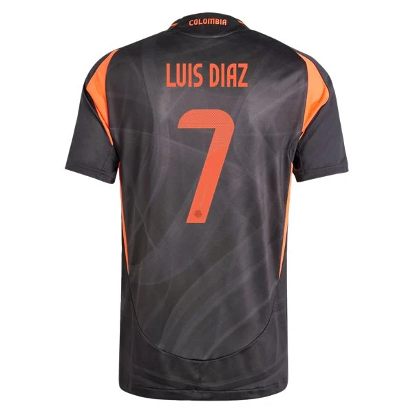 2024 Luis Diaz Colombia Away Men's Soccer Jersey - Click Image to Close