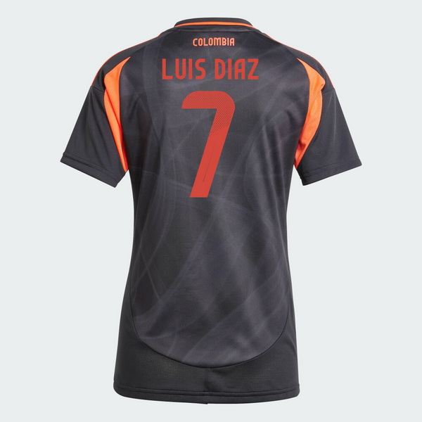 2024 Luis Diaz Colombia Away Women's Soccer Jersey - Click Image to Close