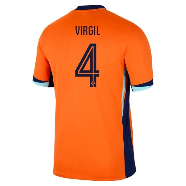 2024 Virgil Van Dijk Netherlands Home Men's Soccer Jersey