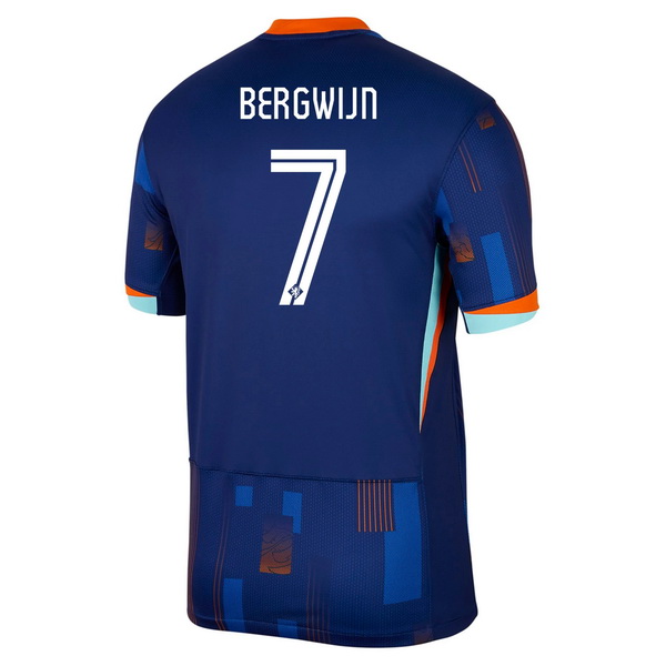 2024 Steven Bergwijn Netherlands Away Men's Soccer Jersey - Click Image to Close
