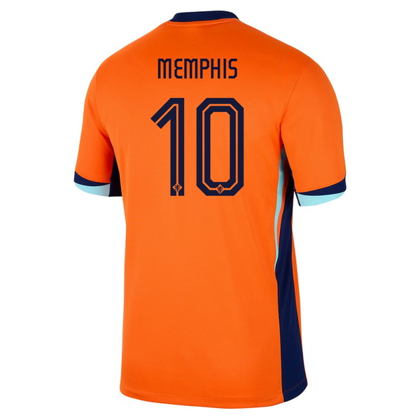 2024 Memphis Depay Netherlands Home Men's Soccer Jersey - Click Image to Close