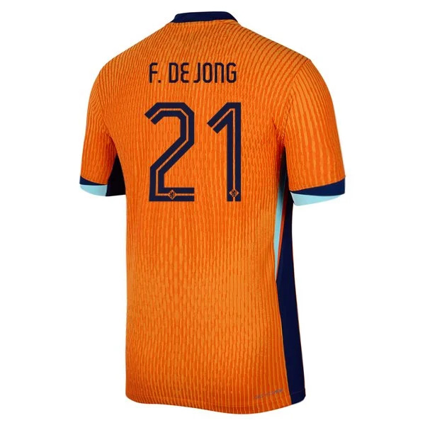 2024 Frenkie de Jong Netherlands Home Men's Soccer Jersey
