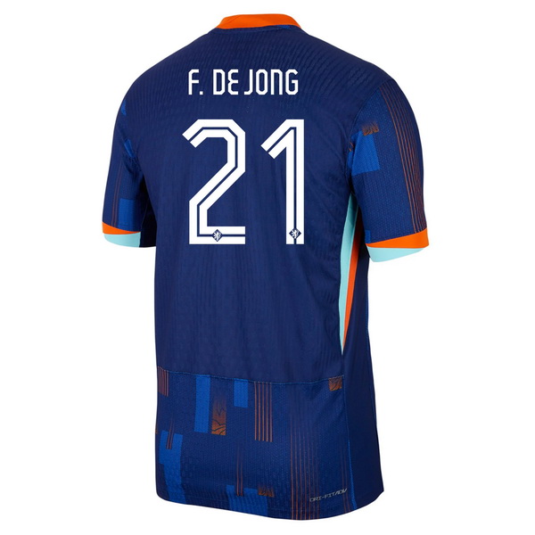 2024 Frenkie de Jong Netherlands Away Men's Soccer Jersey - Click Image to Close