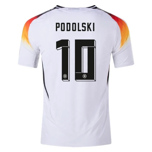 2024 Lukas Podolski Germany Away Men's Soccer Jersey - Click Image to Close