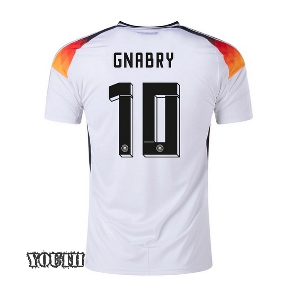 2024 Serge Gnabry Germany Away Youth Soccer Jersey - Click Image to Close