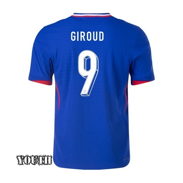 2024 Olivier Giroud France Home Youth Soccer Jersey