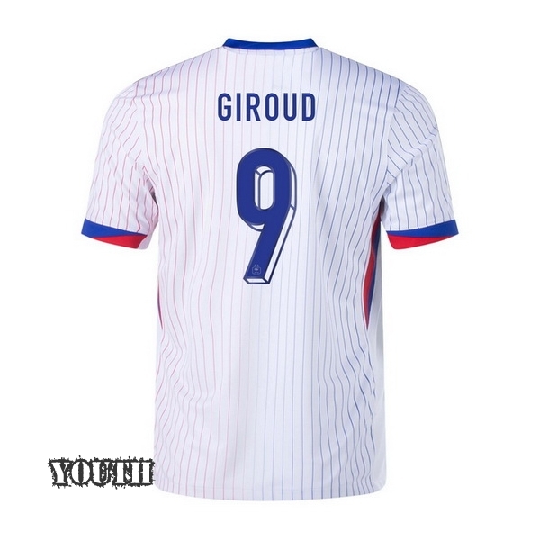 2024 Olivier Giroud France Away Youth Soccer Jersey - Click Image to Close