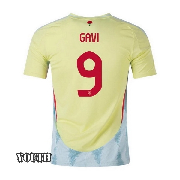 2024 Gavi Spain Away Youth Soccer Jersey - Click Image to Close