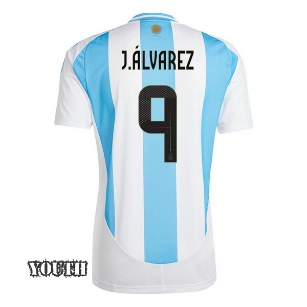 2024 Julian Alvarez Argentina Home Youth Soccer Jersey