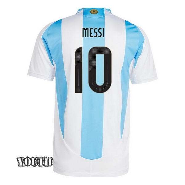 2024 Lionel Messi Argentina Home Youth Soccer Jersey