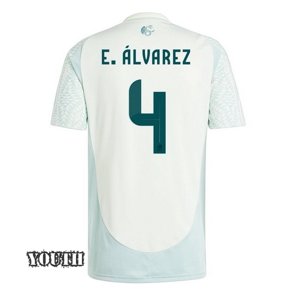 2024 Edson Alvarez Mexico Away Youth Soccer Jersey - Click Image to Close