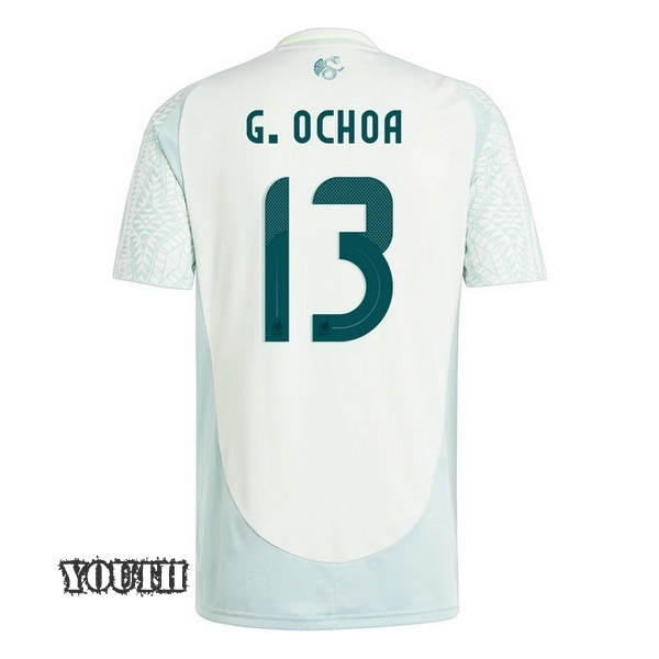 2024 Guillermo Ochoa Mexico Away Youth Soccer Jersey - Click Image to Close