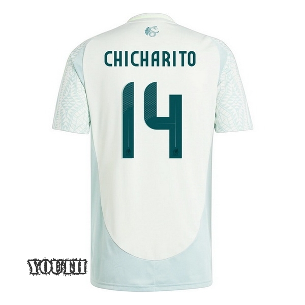 2024 Chicharito Mexico Away Youth Soccer Jersey - Click Image to Close