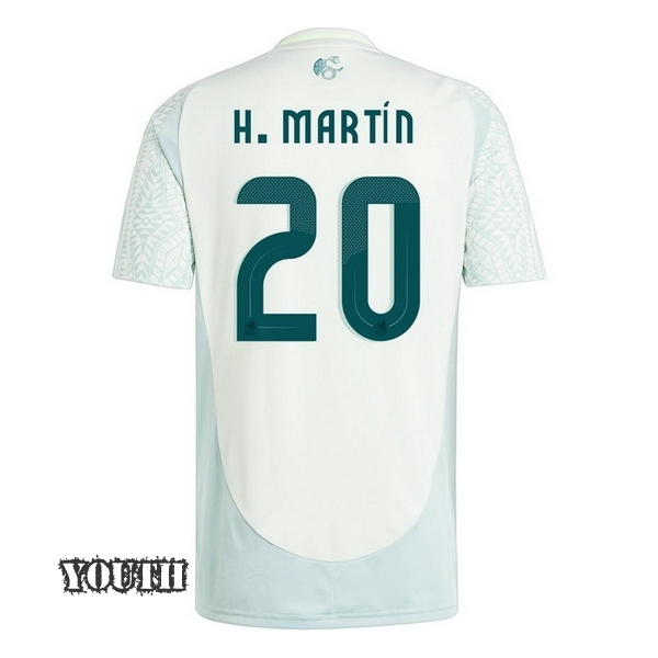 2024 Henry Martin Mexico Away Youth Soccer Jersey