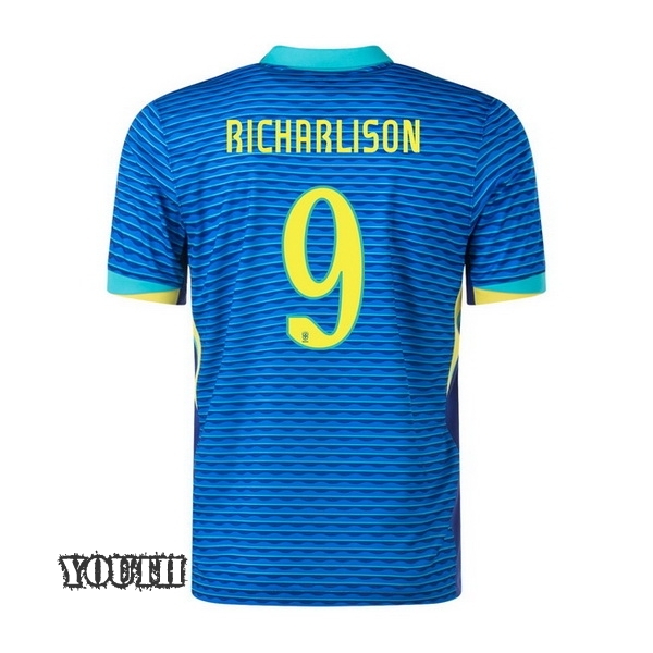 2024 Richarlison Brazil Away Youth Soccer Jersey