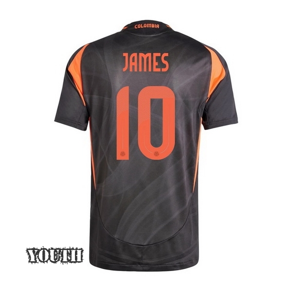 2024 James Rodriguez Colombia Away Youth Soccer Jersey
