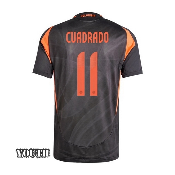 2024 Juan Cuadrado Colombia Away Youth Soccer Jersey