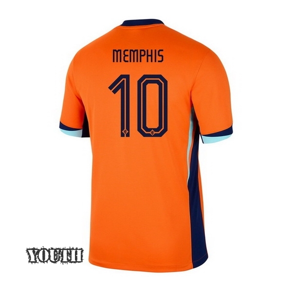 2024 Xavi Simons Netherlands Home Youth Soccer Jersey - Click Image to Close