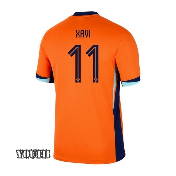 2024 Memphis Depay Netherlands Home Youth Soccer Jersey